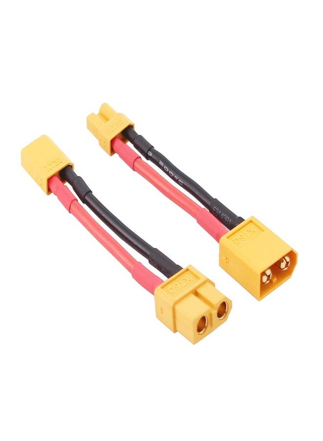 OliRC 4pcs XT30 XT-30 to XT60 XT-60 Male Female RC Connector Adapter with 16awg 5cm(C84-4) - Image 4